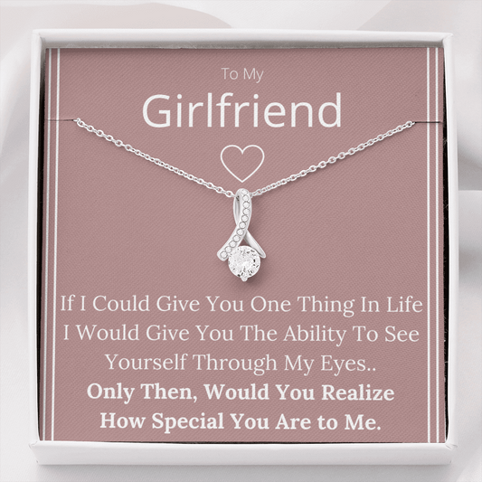 To My Girlfriend, How Special You Are - Alluring Beauty Necklace